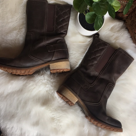 TIMBERLAND WOMEN LEATHER BOOTS SIZE 6.5 - Picture 4 of 6